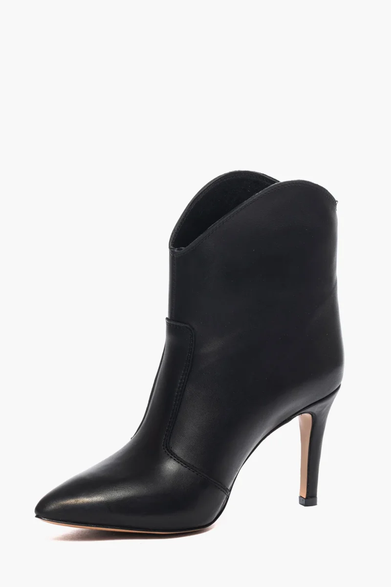 Tronchetti Gilda 11 pelle nero - immagine 4