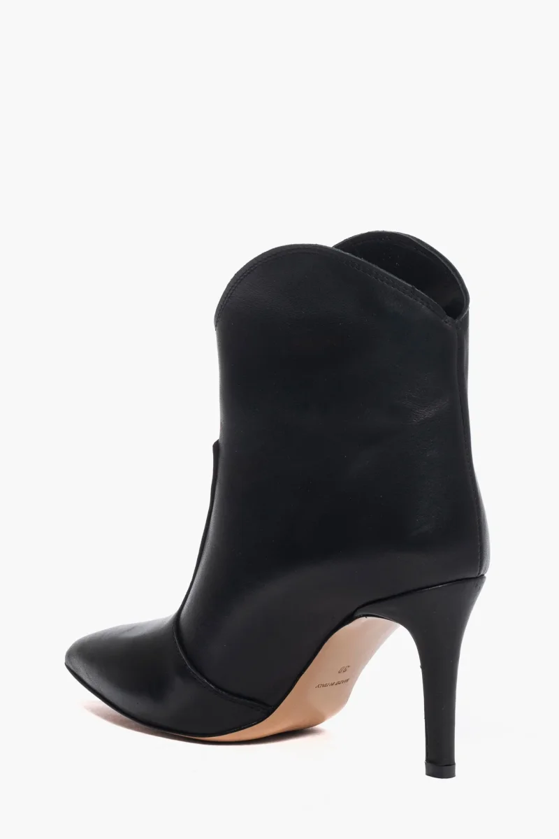 Tronchetti Gilda 11 pelle nero - immagine 5