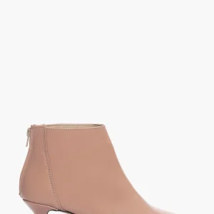 Tronchetti 2502 pelle rosa pallido tacco 6 cm