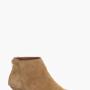 Tronchetti 2502 camoscio biscotto tacco 6 cm