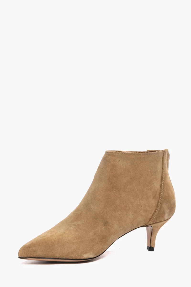 Tronchetti 2502 camoscio biscotto tacco 6 cm - immagine 4