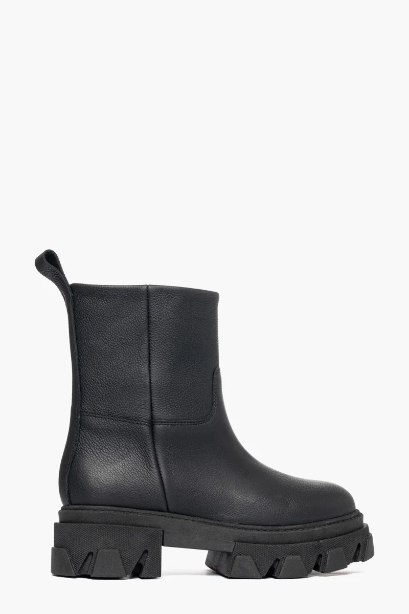 Stivaletti Wake 39 pelle bottalato nero