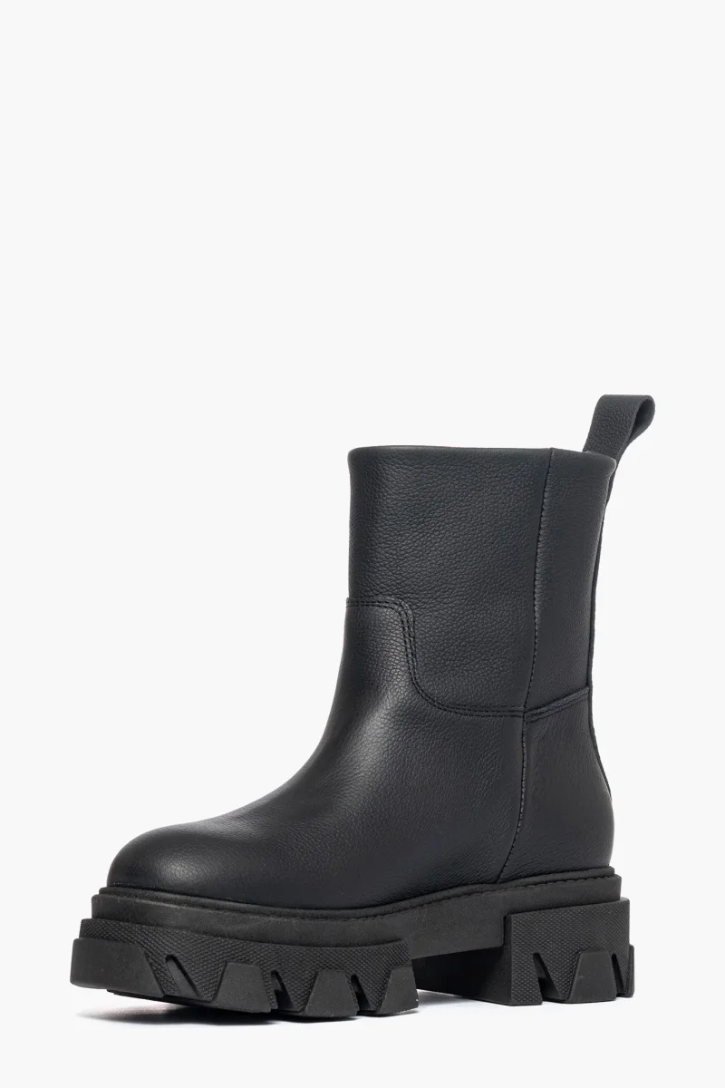 Stivaletti Wake 39 pelle bottalato nero - immagine 4
