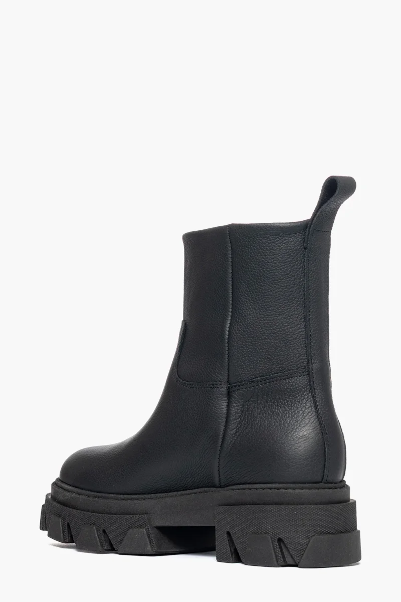 Stivaletti Wake 39 pelle bottalato nero - immagine 5
