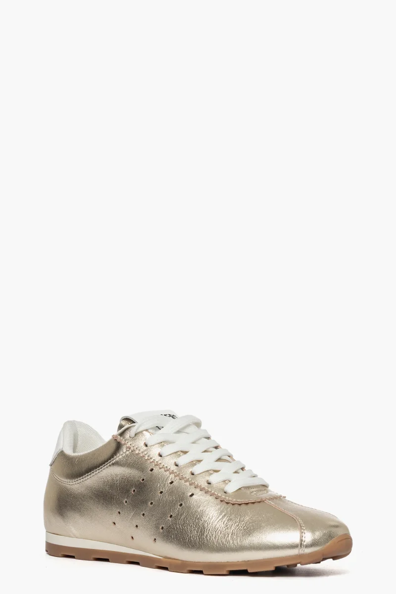 Sneakers pelle oro JL Sushi - immagine 3