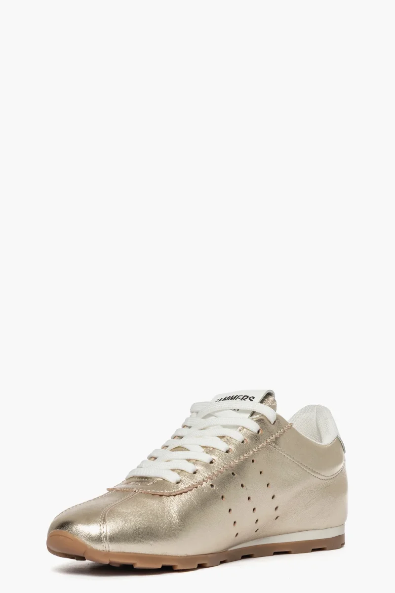 Sneakers pelle oro JL Sushi - immagine 4