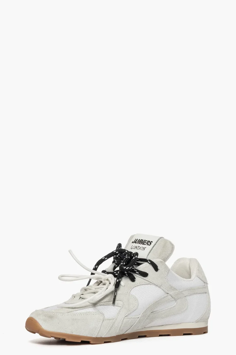 Sneakers Isabel camoscio ghiaccio con doppio laccio JL - immagine 4