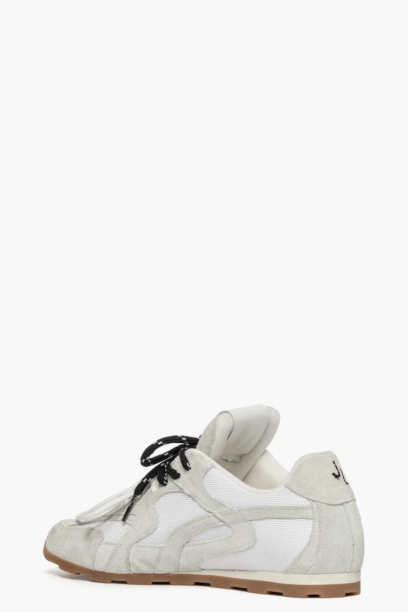 Sneakers Isabel camoscio ghiaccio con doppio laccio JL - immagine 5