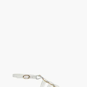 Sandalo pelle bianco Eva