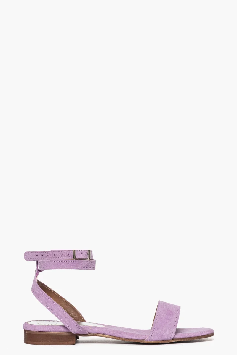 Sandali Estate camoscio lilla