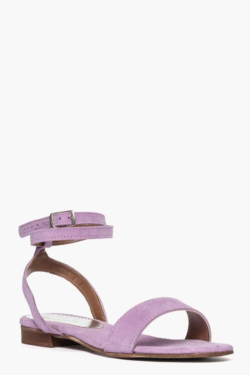 Sandali Estate camoscio lilla - immagine 3