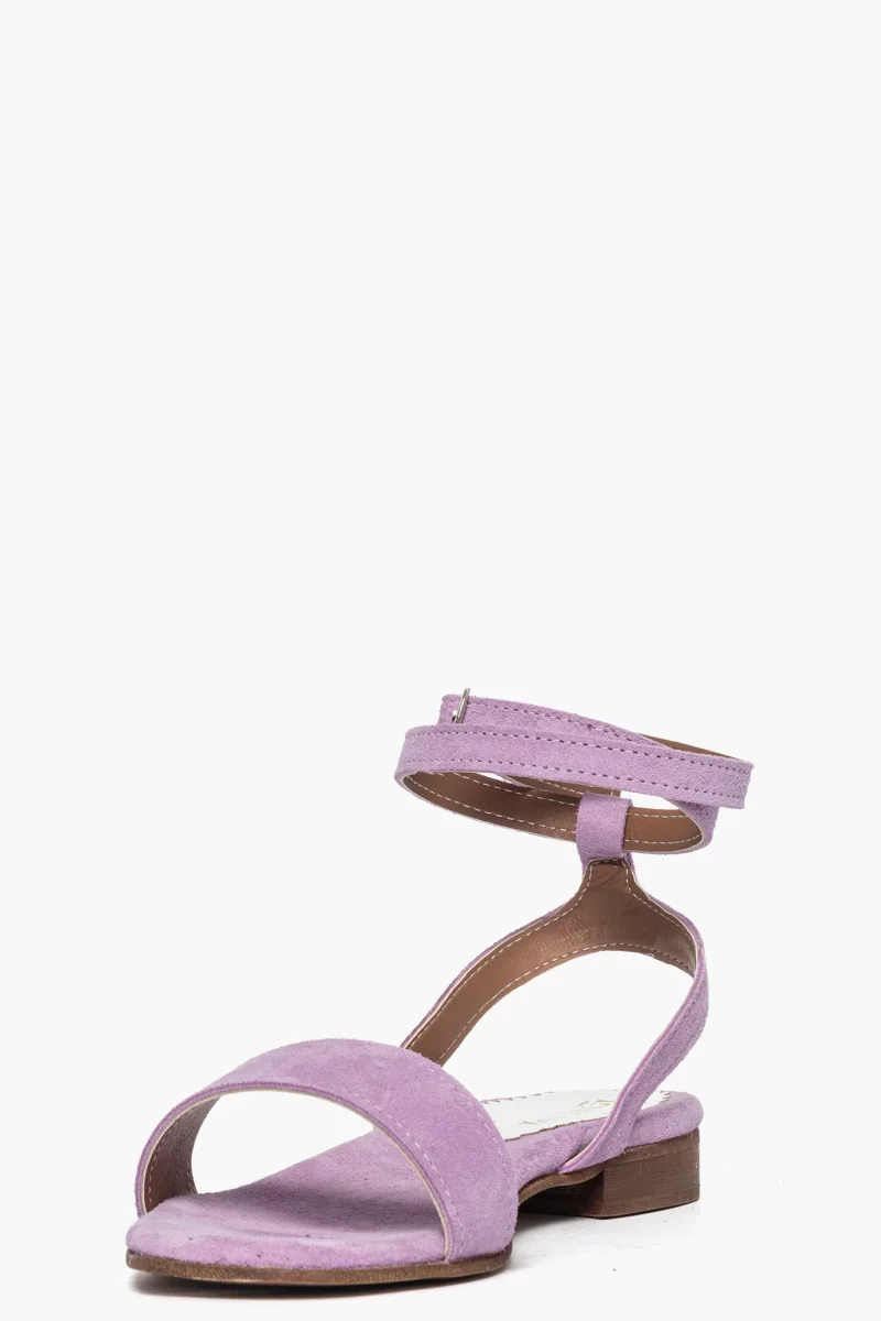 Sandali Estate camoscio lilla - immagine 4
