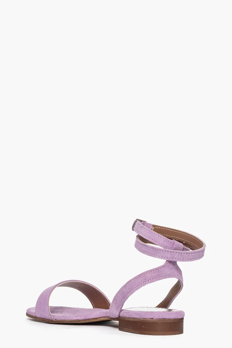 Sandali Estate camoscio lilla - immagine 5