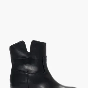 Stivaletti Roma 5 pelle nero con rialzo interno