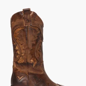 Stivali Oldwest 1 anaconda e cuoio