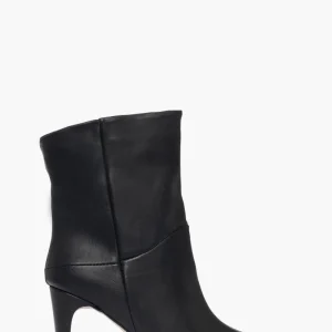 Stivaletto pelle nero Maggie