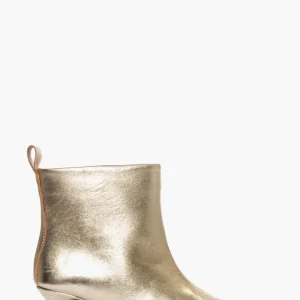 Stivaletti pelle oro 2504