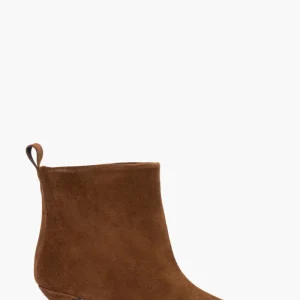 Stivaletti camoscio cuoio 2504