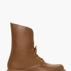 Stivaletti con lacci pelle cuoio Morris 2