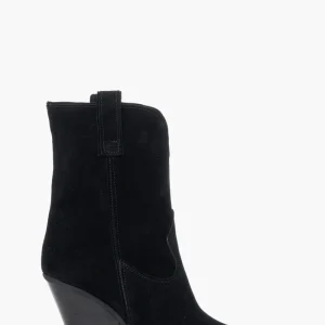 Stivaletti camoscio nero Gabriella 9