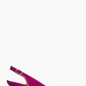 Décolleté chanel Ginevra camoscio porpora