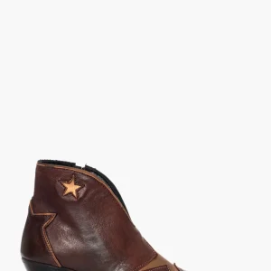 Stivaletti pelle marrone bronzo Stephan Star