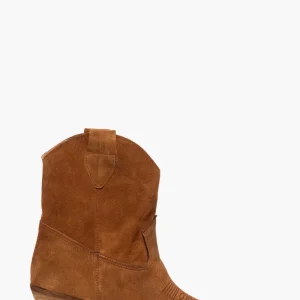 Stivaletti camoscio cuoio ricamo Irene 53