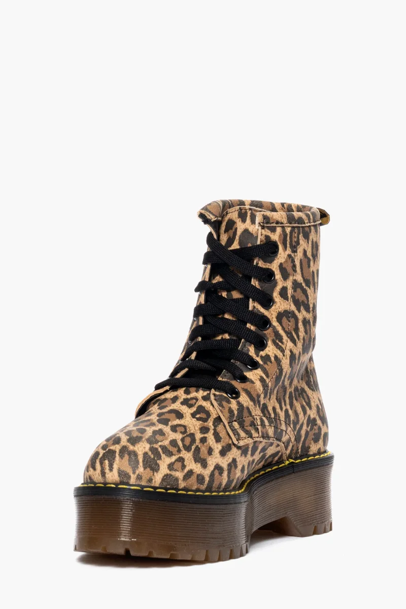 Stivaletti Oxford pelle animalier - immagine 4