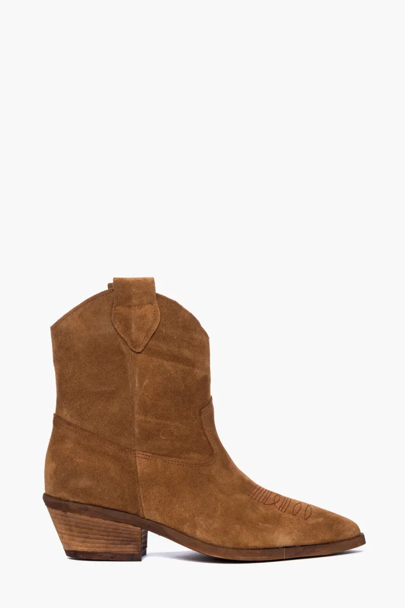 Stivaletti 1253 camoscio cuoio