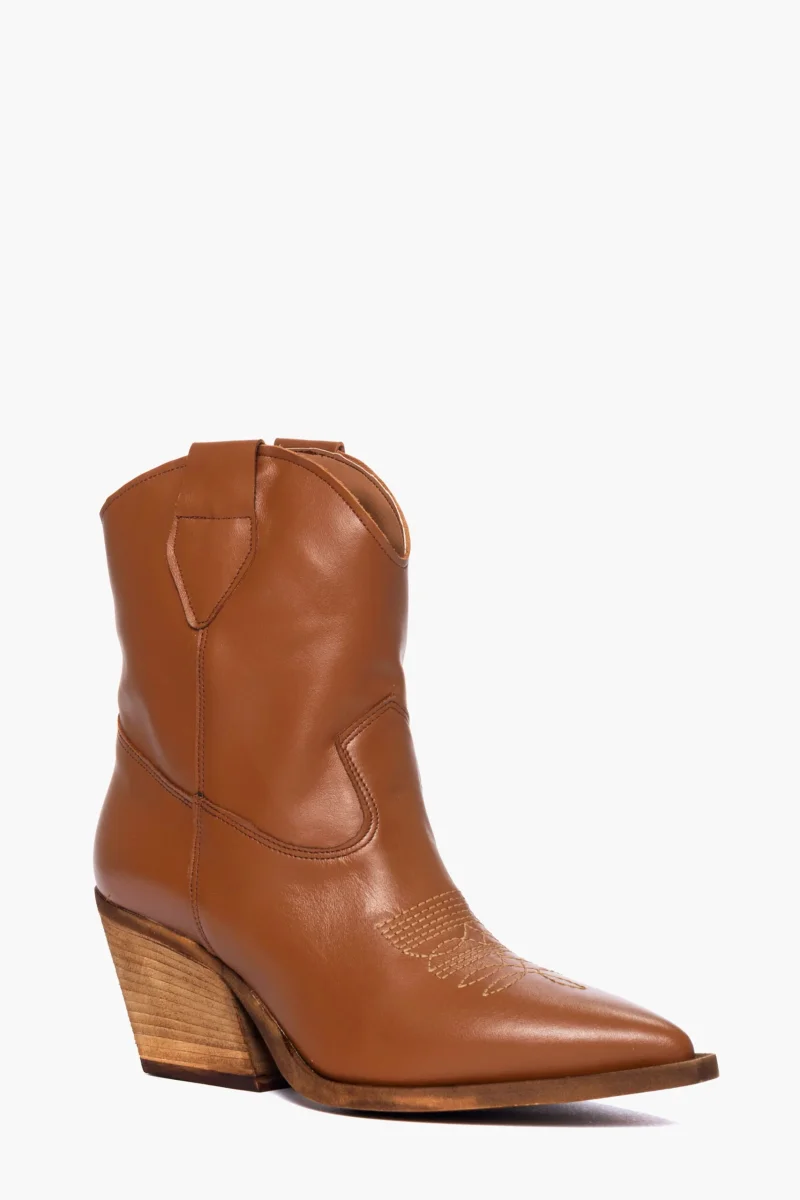 Stivaletti Irene 53 pelle cuoio - immagine 3