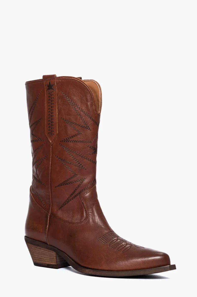 Stivali Oldwest 93 pelle cuoio - immagine 3