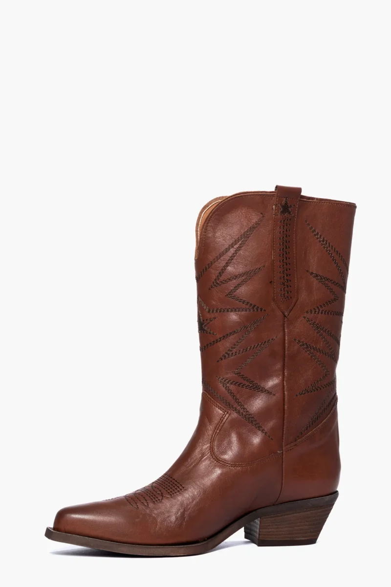 Stivali Oldwest 93 pelle cuoio - immagine 4