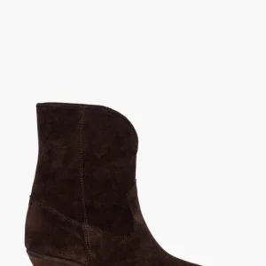 Stivaletti Irene 44 camoscio cioccolato