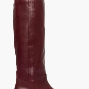 Stivali pelle bordeaux 281