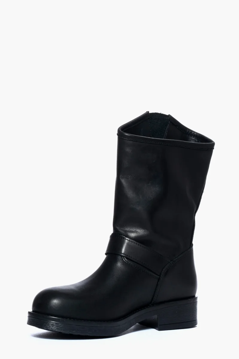 Stivali Harley pelle nero - immagine 4