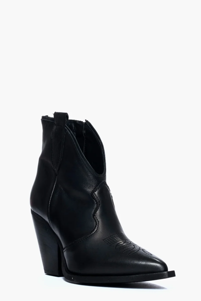 Stivaletti Gabriella Trend pelle nero - immagine 3