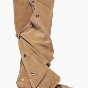 Stivali 2949 in camoscio taupe