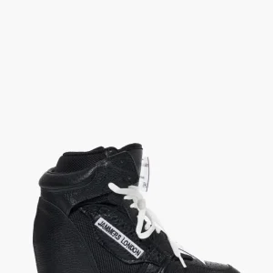 Sneakers Upp Code pelle e tessuto ape nero