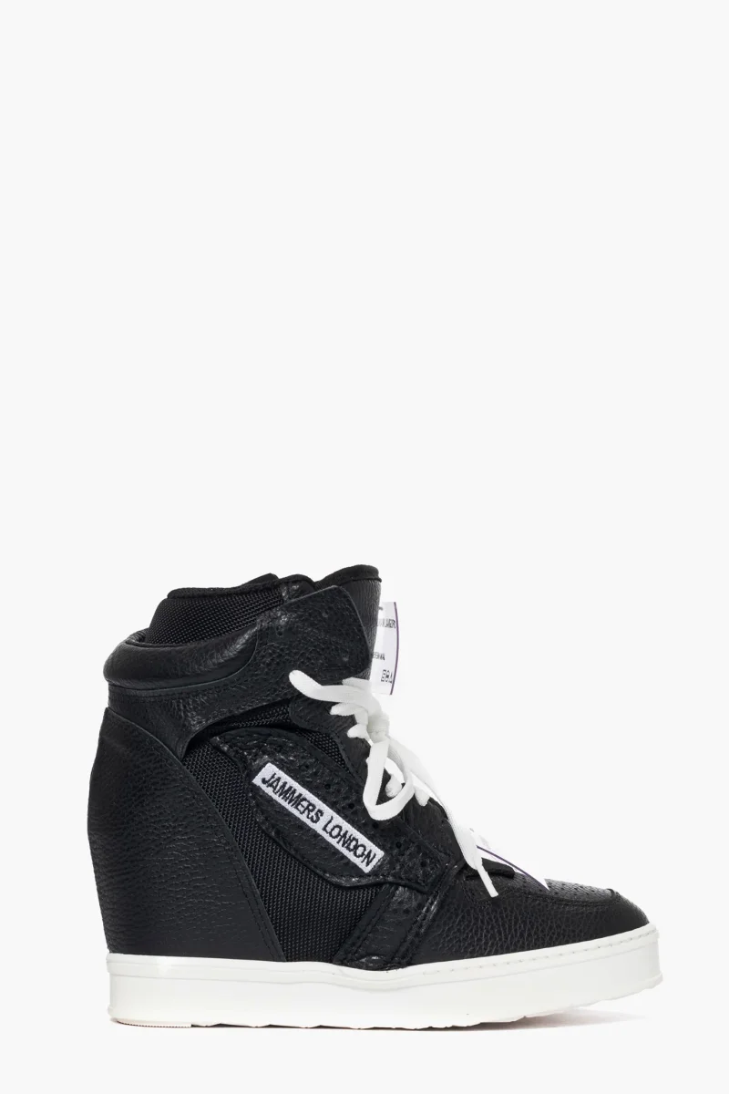 Sneakers Upp Code pelle e tessuto ape nero