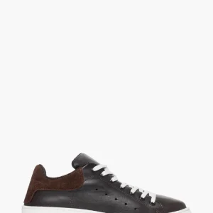 Sneakers pelle testa di moro e camoscio Lexa Two