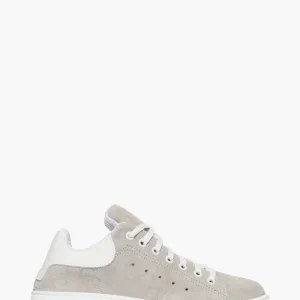 Sneakers camoscio grigio chiaro e pelle bianco Lexa Two