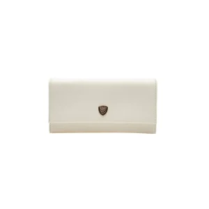 Blauer Portafoglio bottalato donna con Portamonete carte crema Donna 10x20 Cm Fenny03