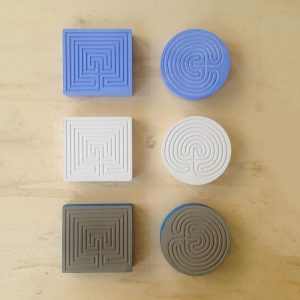 Fermacarte LABYRINTH square