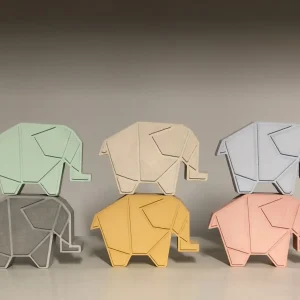 Fermacarte ORIGAMI ELEPHANT
