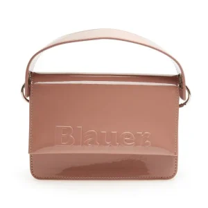 Blauer Pochette Borsetta a Mano Donna ecopelle vernice nude Min01