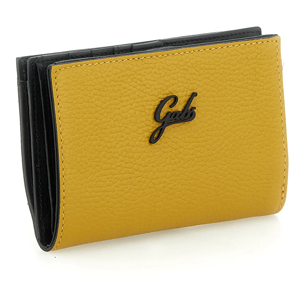 Gabs Portafoglio donna con Portamonete GMONEY14 Pelle 100% Made in Italy - MIELE - immagine 5