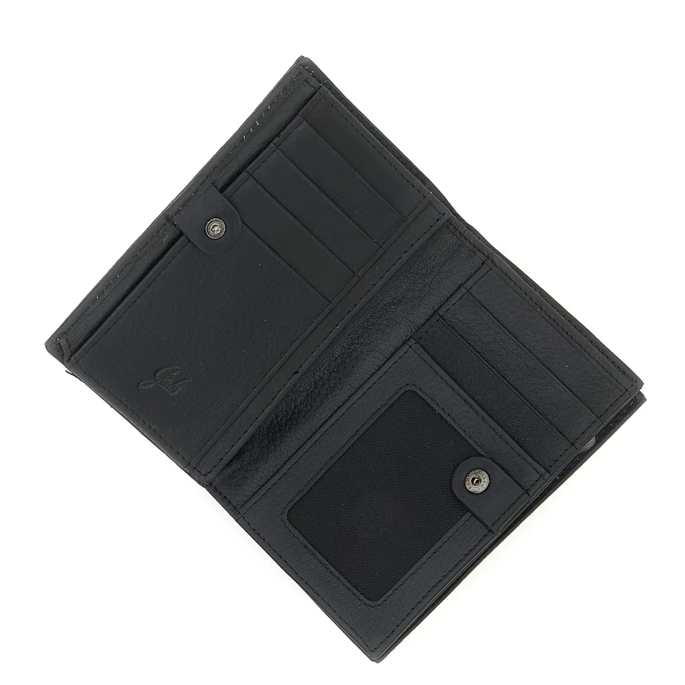 Gabs Portafoglio con portamonete e slot card con zip in Pelle Gmoney17 Bull Black - PANNA - immagine 3