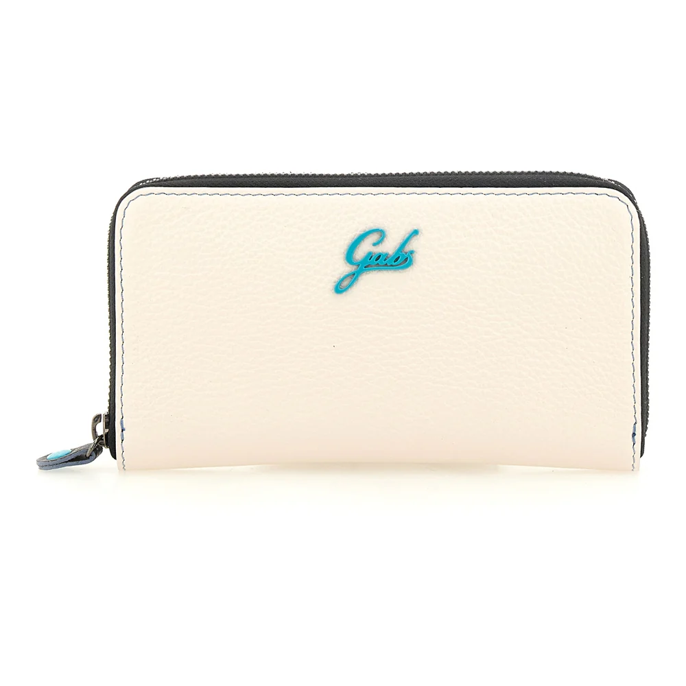 Gabs Portafoglio portamonete slot card zip around Pelle Gmoney17 Bull Basic - PANNA