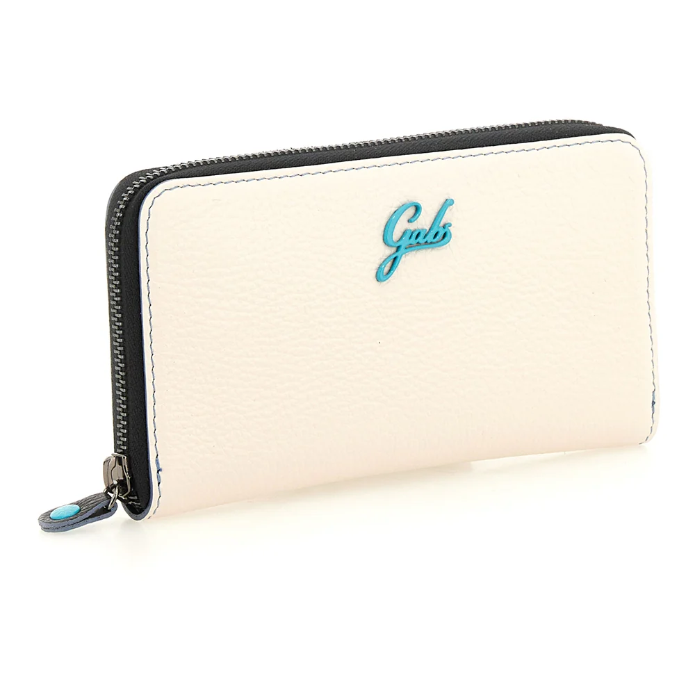 Gabs Portafoglio portamonete slot card zip around Pelle Gmoney17 Bull Basic - PANNA - immagine 4
