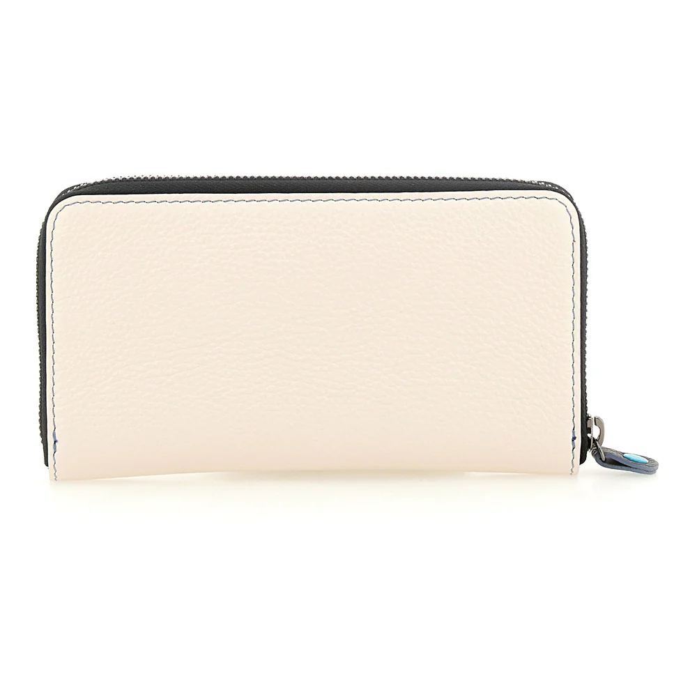 Gabs Portafoglio portamonete slot card zip around Pelle Gmoney17 Bull Basic - PANNA - immagine 5